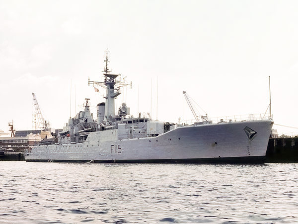 HMS Berwick F115 Rothesay Class Frigate June 1983