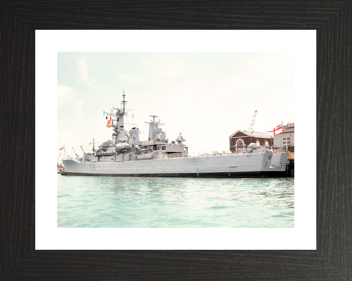 HMS Naiad F39 Leander Class Frigate June 1984 Photo Print - Posters, Prints, & Visual Artwork - by Hampshire Prints (image 2 of 9)