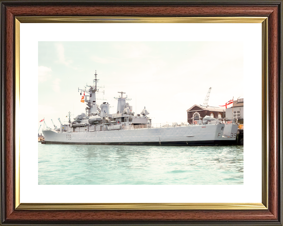 HMS Naiad F39 Leander Class Frigate June 1984 Photo Print - Posters, Prints, & Visual Artwork - by Hampshire Prints (image 8 of 9)
