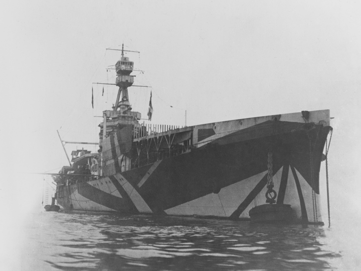 HMS Furious (47) Photo Print - At Sea - Royal Navy Modified Aircraft Carrier Posters, Prints, & Visual Artwork Hampshire Prints 6 x 4 No Frame No