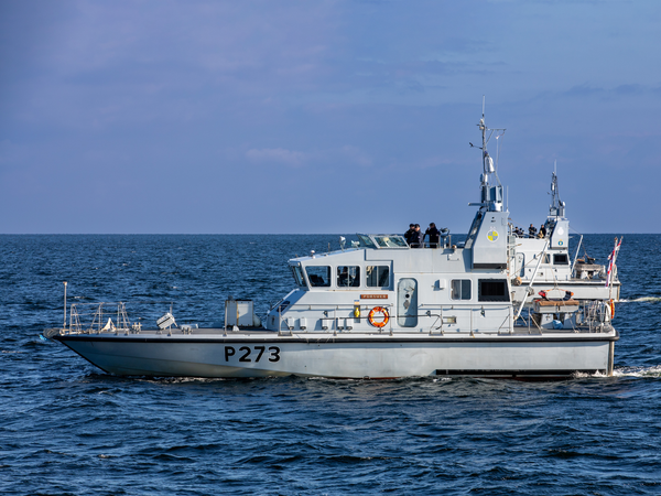 HMS Pursuer P273 Archer Class P2000 Patrol Vessel October 2025 Underway