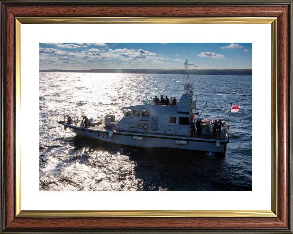 HMS Pursuer P273 Archer Class P2000 Patrol Vessel October 2025 At Sea Photo Print - Posters, Prints, & Visual Artwork - by Hampshire Prints (image 8 of 9)