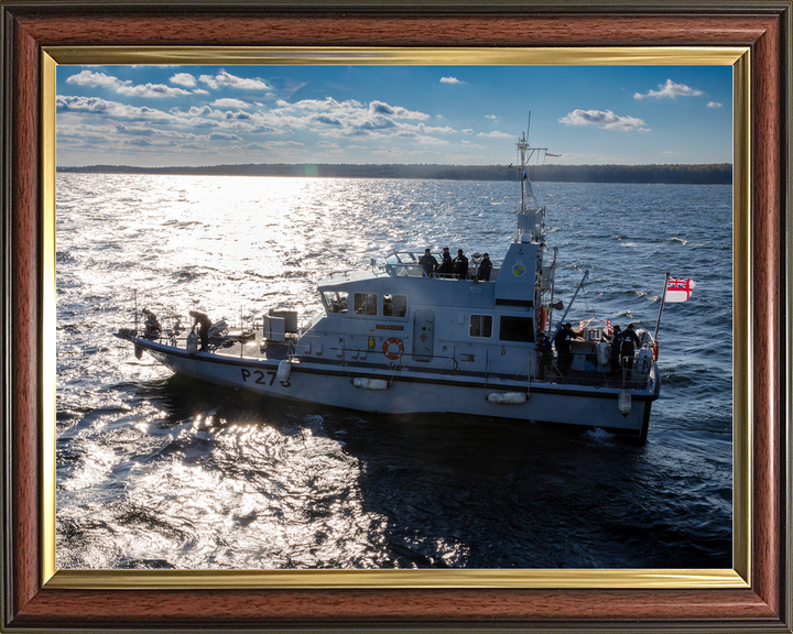 HMS Pursuer P273 Archer Class P2000 Patrol Vessel October 2025 At Sea Photo Print - Posters, Prints, & Visual Artwork - by Hampshire Prints (image 9 of 9)