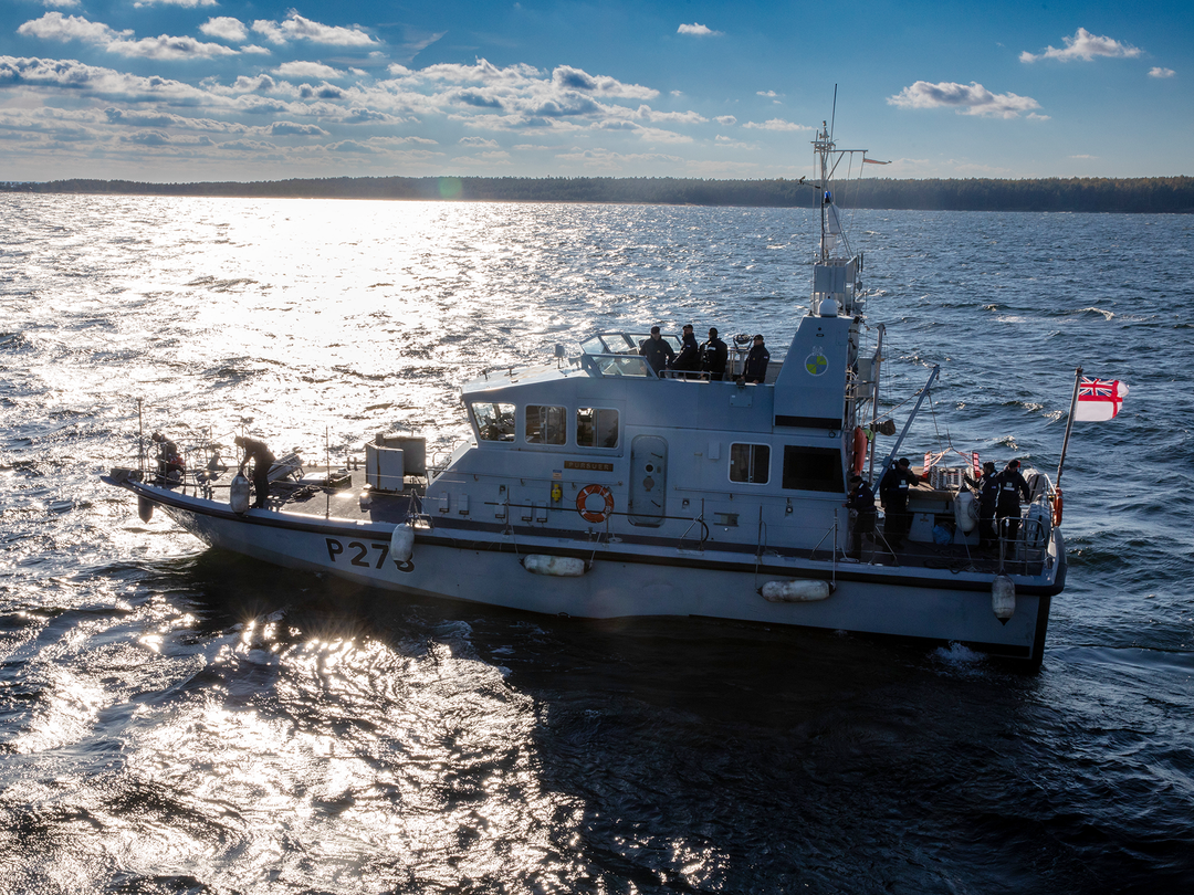 HMS Pursuer P273 Archer Class P2000 Patrol Vessel October 2025 At Sea Photo Print - Posters, Prints, & Visual Artwork - by Hampshire Prints (image 1 of 9)