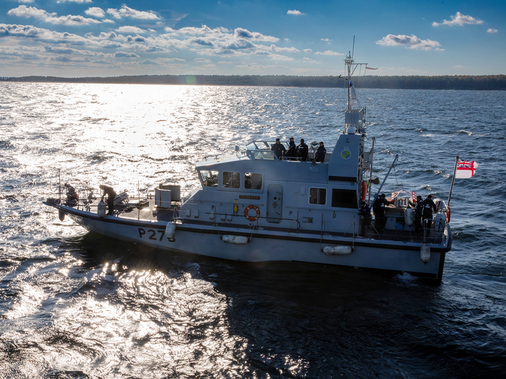 HMS Pursuer P273 Archer Class P2000 Patrol Vessel October 2025 At Sea Photo Print - Posters, Prints, & Visual Artwork - by Hampshire Prints (image 1 of 9)