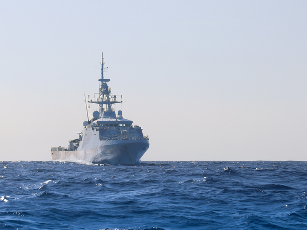 HMS Medway P223 River Class Patrol Vessel October 2025 At Sea