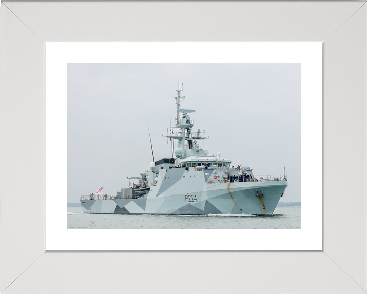 HMS Trent P224 River Class Patrol Vessel July 2025 Photo Print - Posters, Prints, & Visual Artwork - by Hampshire Prints (image 4 of 9)