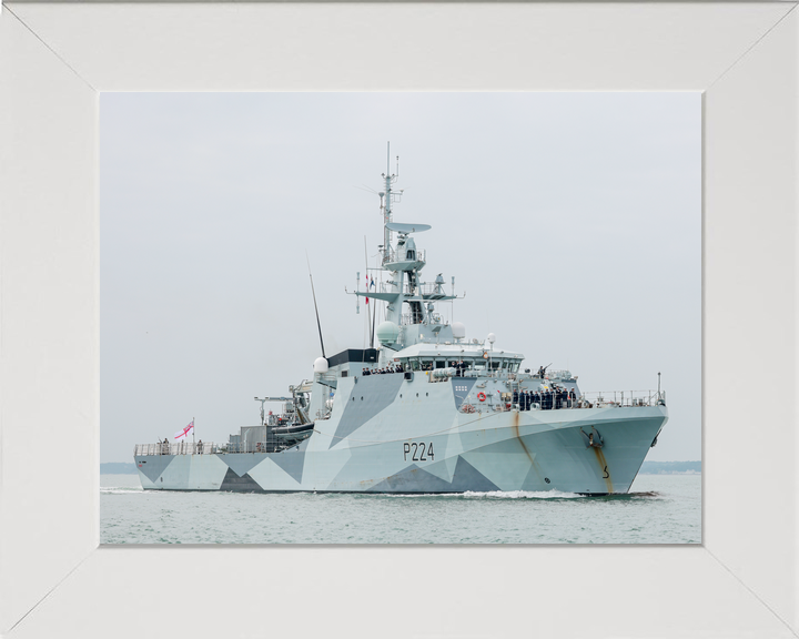 HMS Trent P224 River Class Patrol Vessel July 2025 Photo Print - Posters, Prints, & Visual Artwork - by Hampshire Prints (image 5 of 9)