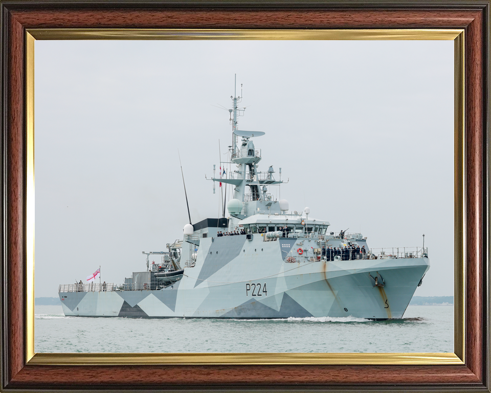 HMS Trent P224 River Class Patrol Vessel July 2025 Photo Print - Posters, Prints, & Visual Artwork - by Hampshire Prints (image 9 of 9)