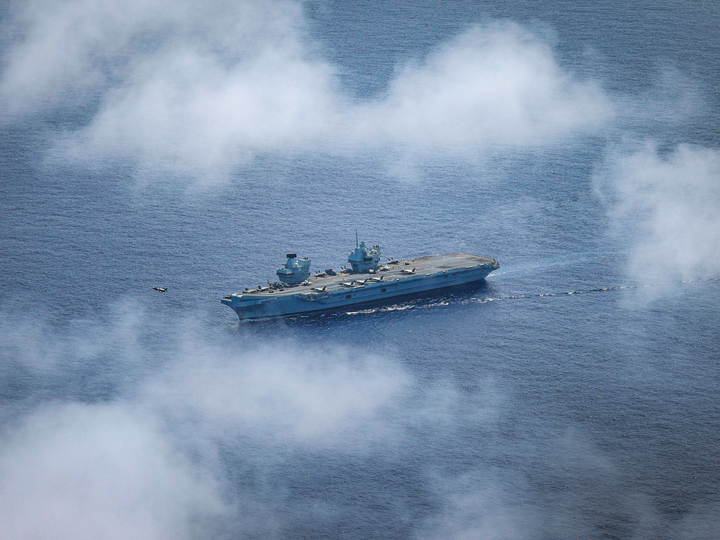 HMS Prince of Wales (R09) Photo Print - At Sea Aug 2025 - Royal Navy Queen Elizabeth Class Aircraft Carrier Hampshire Prints 6 x 4 No Frame No