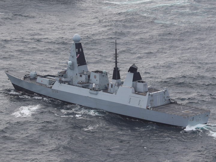 HMS Diamond (D34) Photo Print - At Sea Oct 2020 - Royal Navy Type 45 Destroyer Hampshire Prints 6 x 4 No Frame No