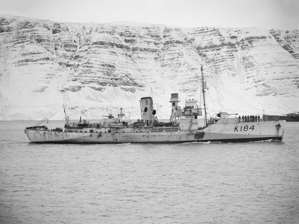 HMS Abelia K184 Flower Class Corvette 1942