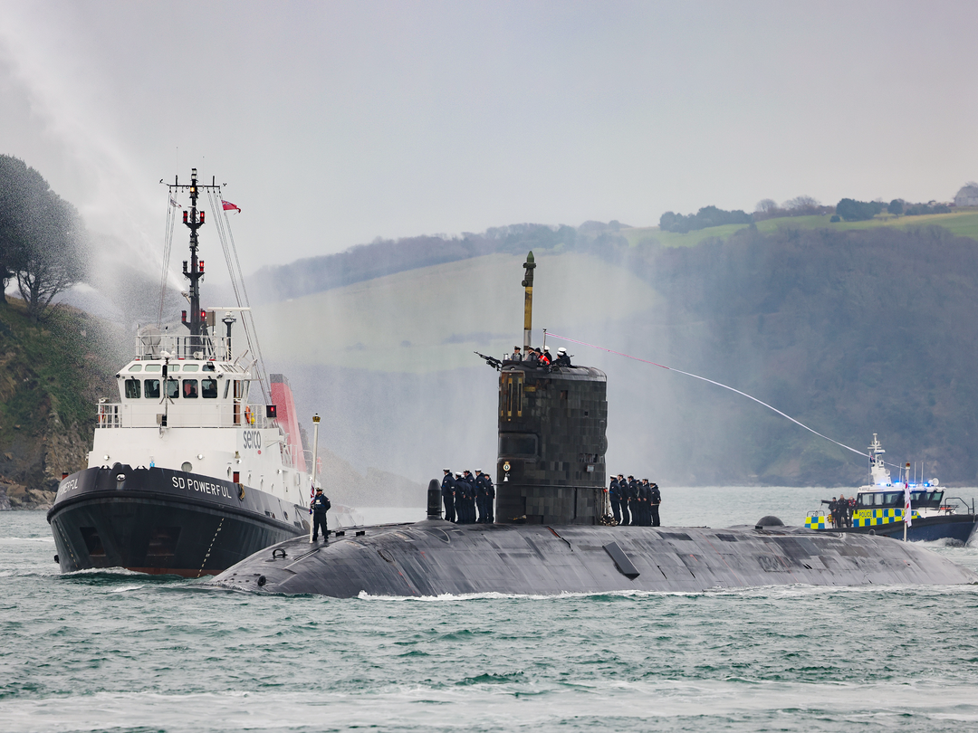 HMS Triumph S93 Trafalgar Class Submarine December 2024 Paying Off Photo Print - Posters, Prints, & Visual Artwork - by Hampshire Prints (image 1 of 9)