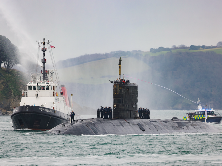 HMS Triumph S93 Trafalgar Class Submarine December 2024 Paying Off Photo Print - Posters, Prints, & Visual Artwork - by Hampshire Prints (image 1 of 9)