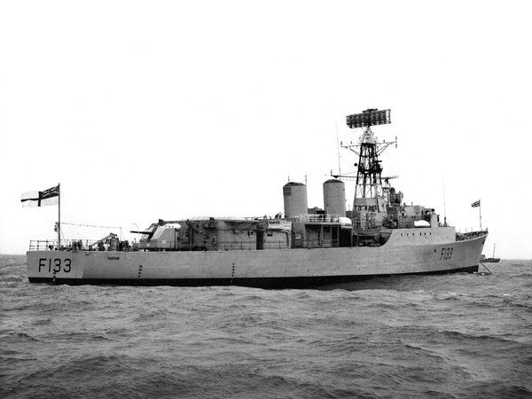 HMS Tartar F133 Tribal Class Frigate March 1963 At Sea