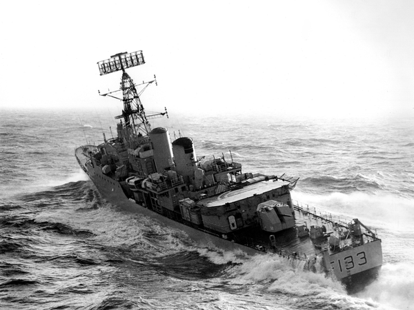 HMS Tartar F133 Tribal Class Frigate 1970