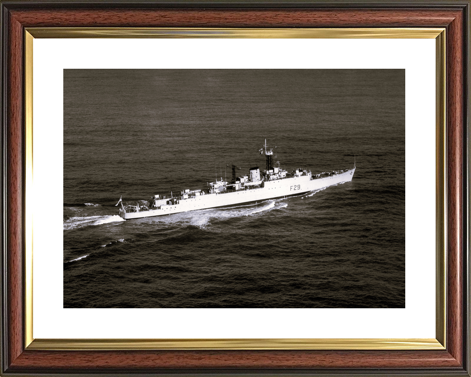 HMS Verulam F29 Type 15 Frigate 1953 At Sea Photo Print - Posters, Prints, & Visual Artwork - by Hampshire Prints (image 8 of 9)