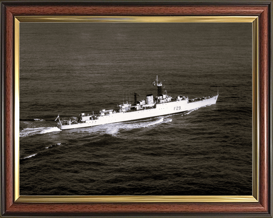 HMS Verulam F29 Type 15 Frigate 1953 At Sea Photo Print - Posters, Prints, & Visual Artwork - by Hampshire Prints (image 9 of 9)