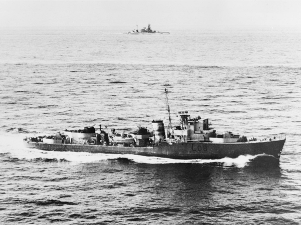 HMS Exmoor L08 Hunt Class Destroyer 11 February 1942