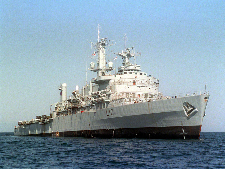 HMS Fearless (L10) Photo Print - Gibraltar 2000 - Royal Navy Fearless Class Landing Platform Dock