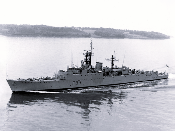 HMS Ulster F83 Type 15 Frigate 1969