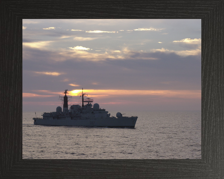 HMS Newcastle D87 Type 42 Destroyer 2000 Sunset Silhouette Photo Print - Posters, Prints, & Visual Artwork - by Hampshire Prints (image 3 of 9)