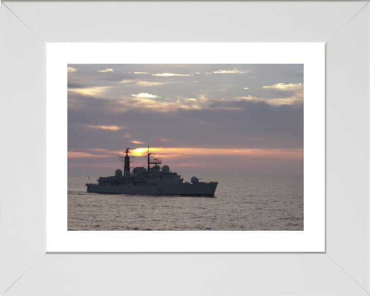 HMS Newcastle D87 Type 42 Destroyer 2000 Sunset Silhouette Photo Print - Posters, Prints, & Visual Artwork - by Hampshire Prints (image 4 of 9)
