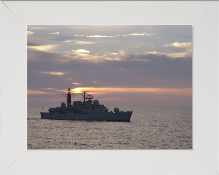 HMS Newcastle D87 Type 42 Destroyer 2000 Sunset Silhouette Photo Print - Posters, Prints, & Visual Artwork - by Hampshire Prints (image 5 of 9)