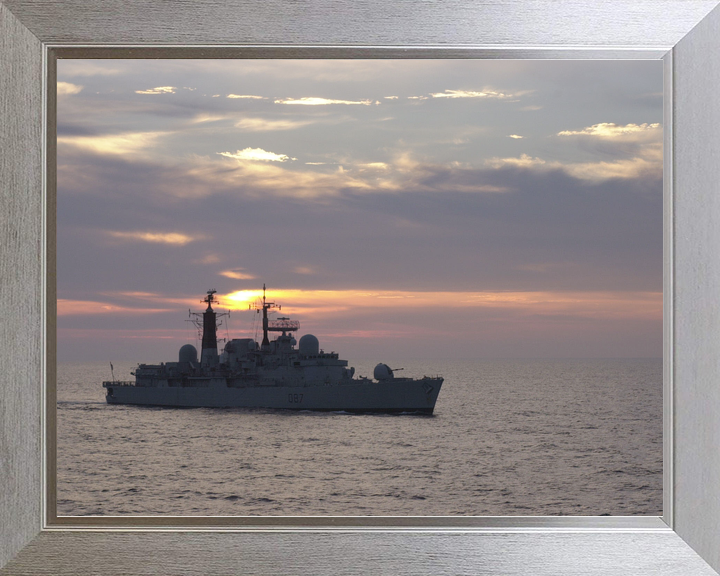 HMS Newcastle D87 Type 42 Destroyer 2000 Sunset Silhouette Photo Print - Posters, Prints, & Visual Artwork - by Hampshire Prints (image 7 of 9)