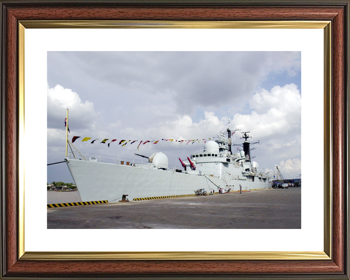 HMS Newcastle D87 Type 42 Destroyer 2000 Ho Chi Min City Port