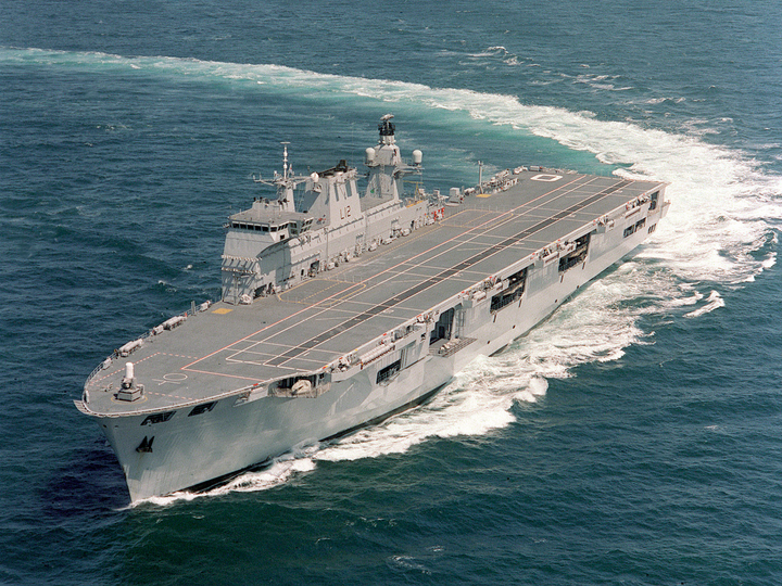 HMS Ocean L12 Landing Platform Helicopter July 1998 Photo Print - Posters, Prints, & Visual Artwork - by Hampshire Prints (image 1 of 9)