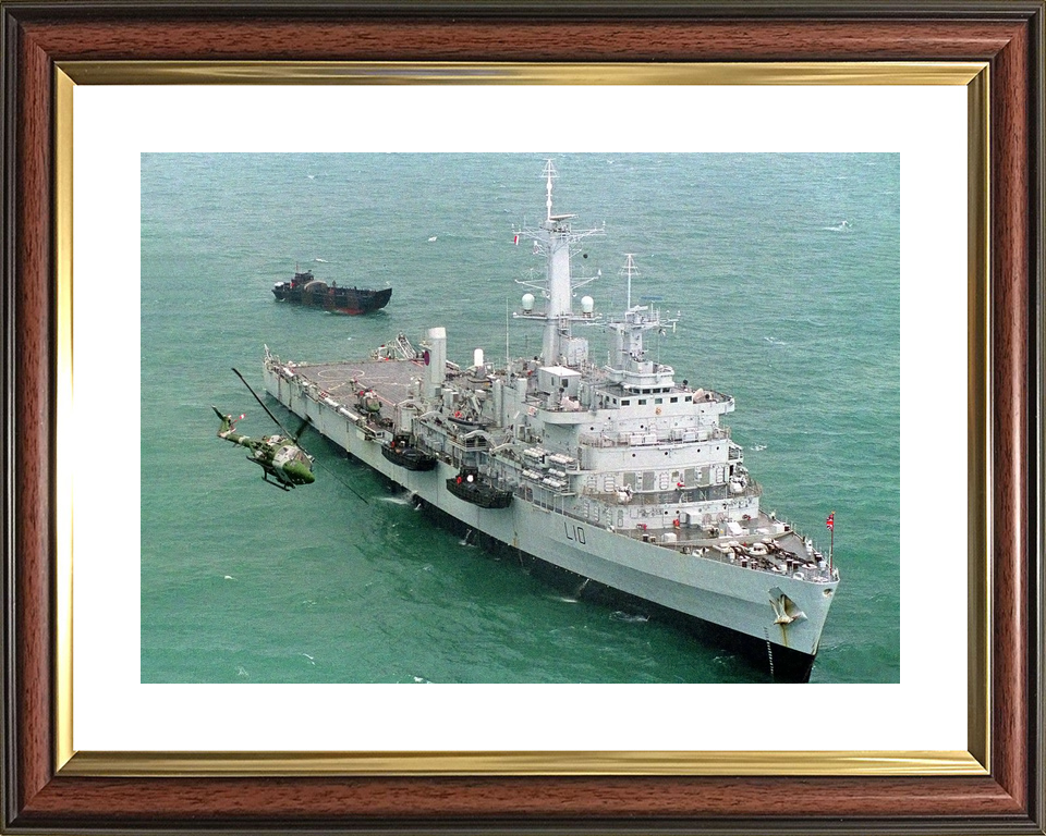 HMS Fearless (L10) Royal Navy Fearless Class Landing Platform Dock From Above 2001 Photo Print Wall Art Decor - Posters, Prints, & Visual Artwork - by Hampshire Prints (image 8 of 9)