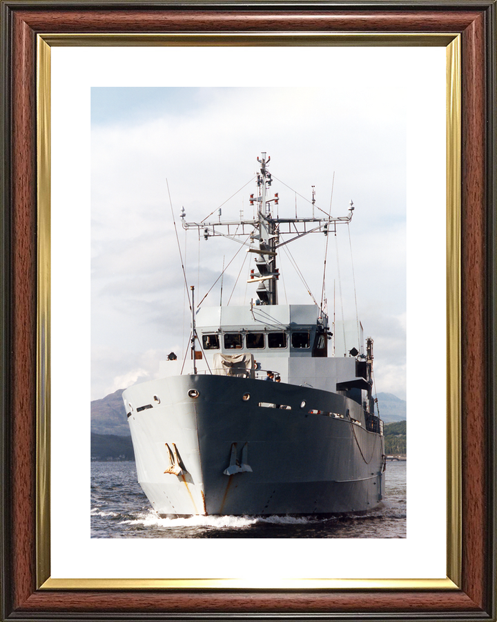 HMS Itchen M2009 River Class Minesweeper 1997 Bow View Photo Print - Posters, Prints, & Visual Artwork - by Hampshire Prints (image 8 of 9)