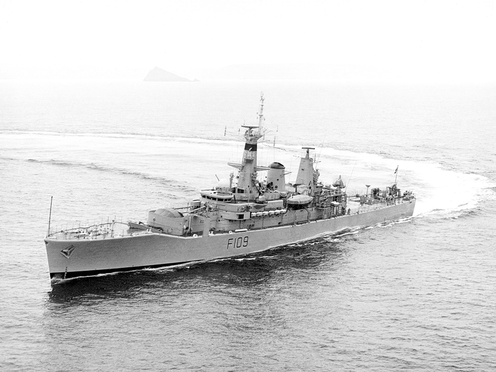 HMS Leander F109 Leander Class Frigate Photo Print - Posters, Prints, & Visual Artwork - by Hampshire Prints (image 1 of 9)