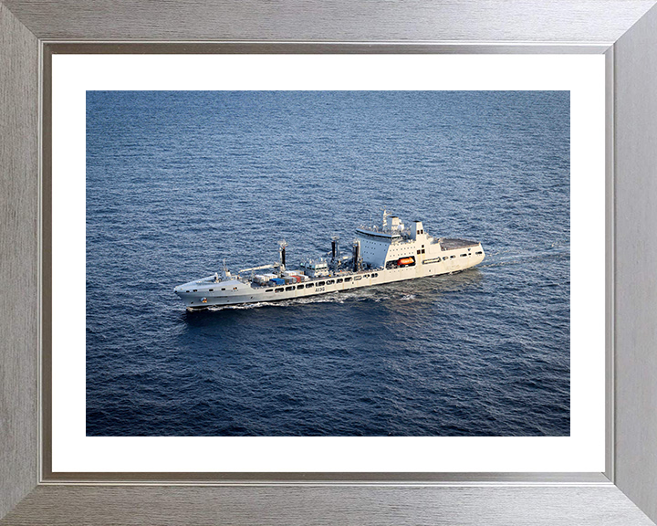 RFA Tidespring (A136) Photo Print - at Sea 2025 - Royal Fleet Auxiliary Tide Class Tanker Hampshire Prints 10 x 8 Silver Frame Yes