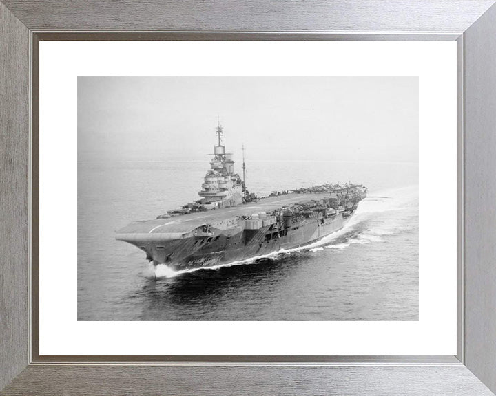 HMS Indomitable (92) | Photo Print | Framed Print | Illustrious Class | Aircraft Carrier | Royal Navy Hampshire Prints