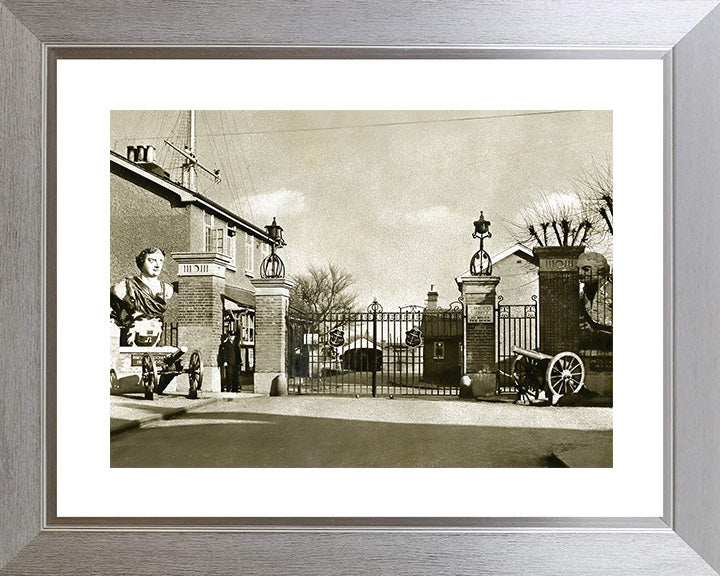 HMS Ganges Main Gate | Photo Print | Framed Print | Poster | Training Establishment | Royal Navy Hampshire Prints
