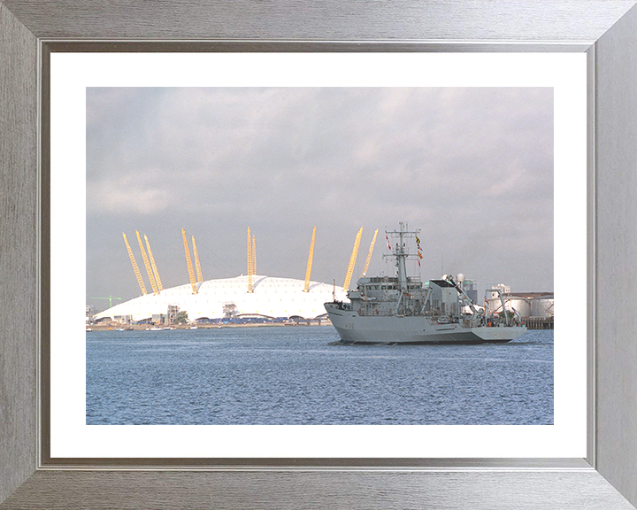 HMS Roebuck (H130) Photo Print - Millenium Dome - Royal Navy Coastal Survey Vessel