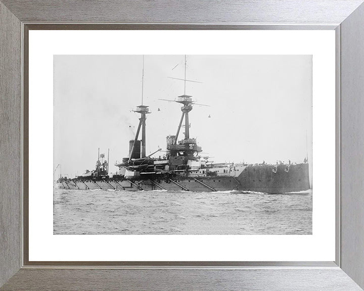 HMS Bellerophon (1907) | Photo Print | Framed Print | Bellerophon Class | Dreadnought | Royal Navy Hampshire Prints