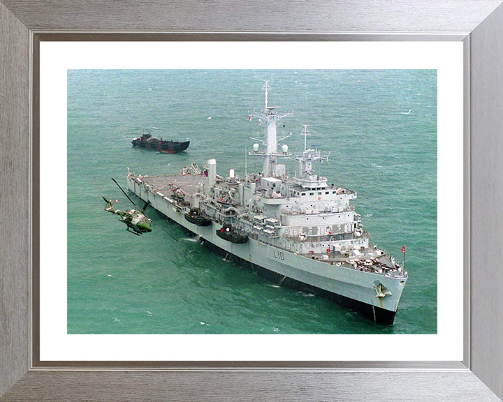 HMS Fearless (L10) Photo Print - From Above 2001 - Royal Navy Fearless Class Landing Platform Dock