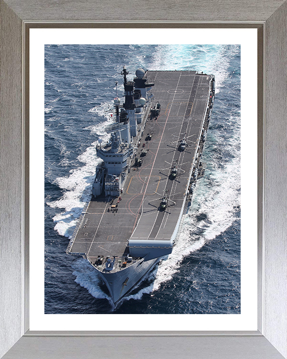 HMS Illustrious R06 | Photo Print | Framed Print | Invincible Class | Aircraft Carrier | Royal Navy Hampshire Prints