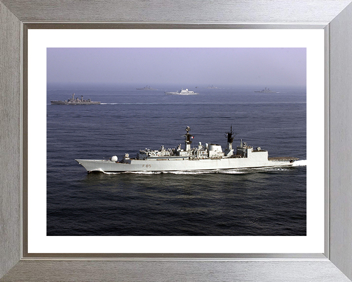 HMS Cumberland (F85) Photo Print - At sea 2000 - Royal Navy Type 22 Frigate