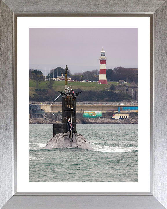 HMS Triumph (S93) Photo Print - Devonport 2024 - Royal Navy Trafalgar Class Submarine