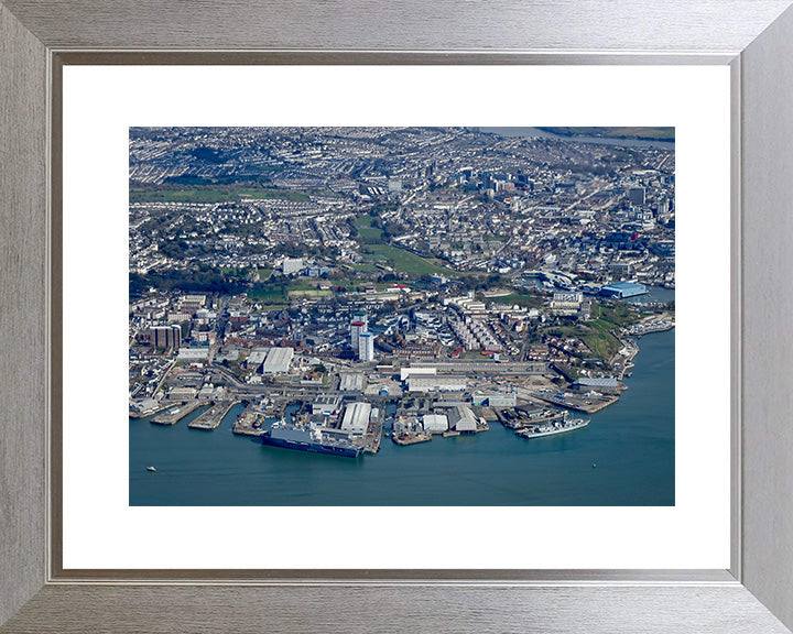 HMNB Plymouth (Devonport) Aerial Photo Print or Framed Photo Print - Hampshire Prints