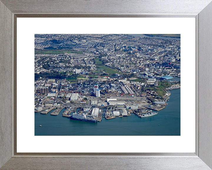 HMNB Plymouth (Devonport) Photo Print | Framed Print | Aerial Photo | Royal Navy Hampshire Prints