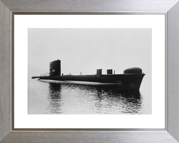 HMS Cachalot S06 Royal Navy Porpoise class Submarine Photo Print or Framed Print - Hampshire Prints