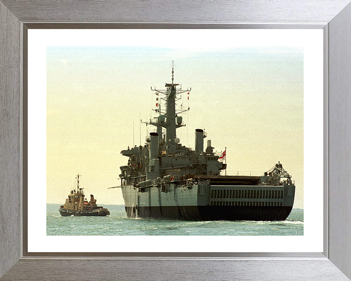 HMS Fearless (L10) Photo Print - Under Tow 2001 - Royal Navy Fearless Class Landing Platform Dock