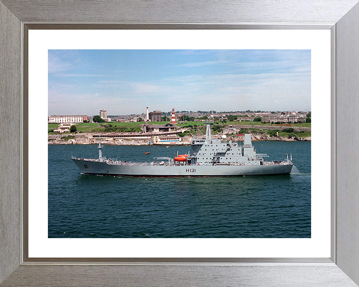 HMS Scott (H131) Photo Print - Off Plymouth - Royal Navy Ocean Survey Vessel