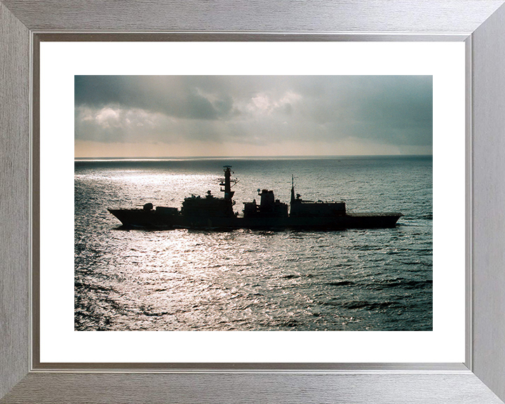 HMS Portland (F79) Photo Print - Silhouette 2001 - Royal Navy Type 23 Frigate