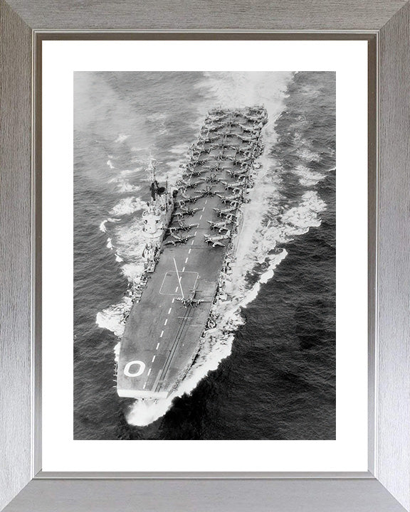 HMS Ocean R68 Royal Navy Colossus class aircraft carrier Photo Print or Framed Print - Hampshire Prints